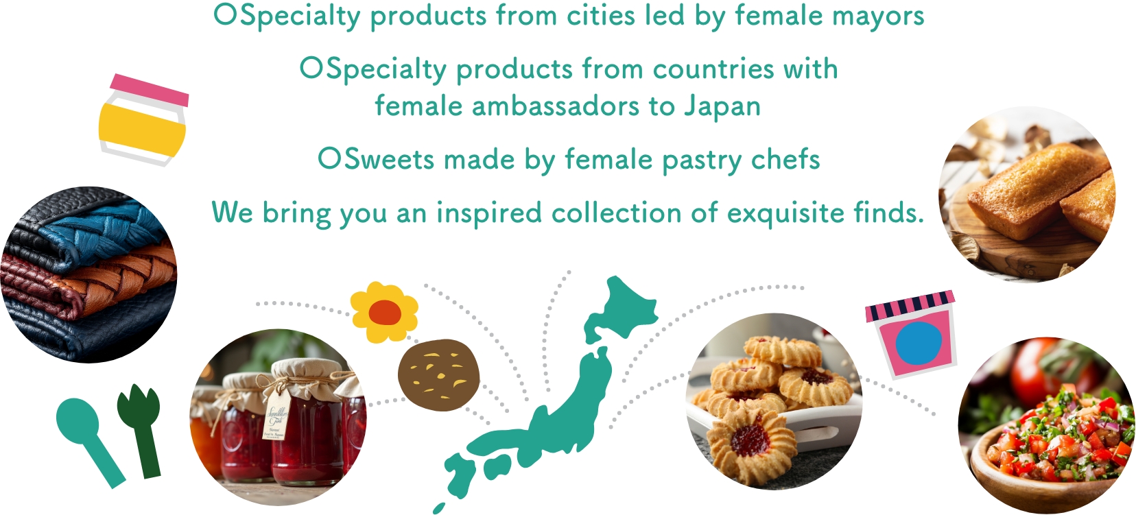 ポップアップショップ　Vision-Network by Women Governors and Mayors Conference Pop-up shop