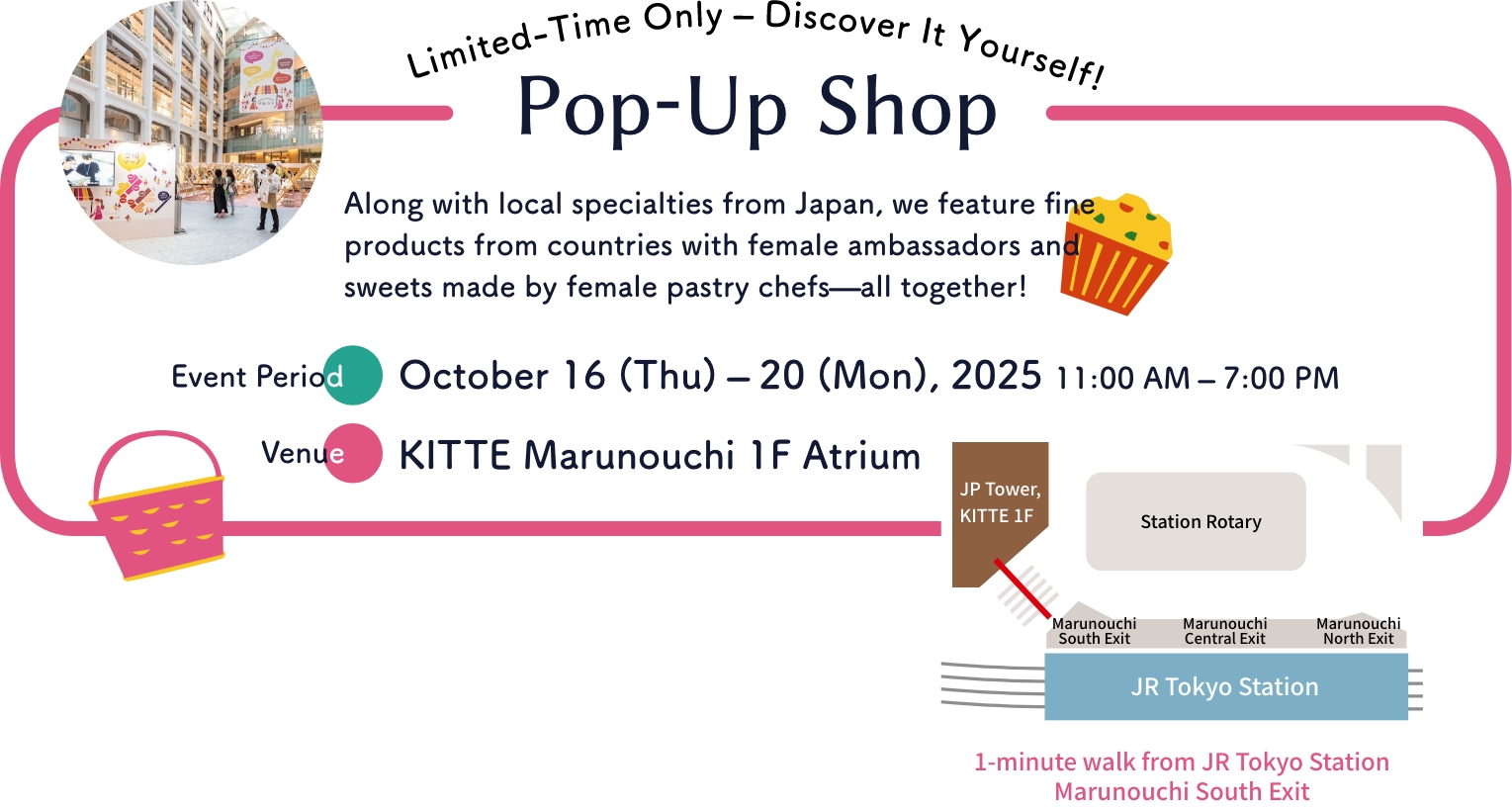 ポップアップショップ　Vision-Network by Women Governors and Mayors Conference Pop-up shop