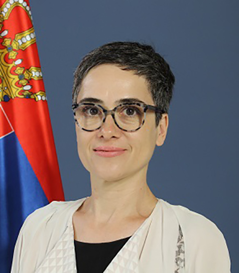 駐日セルビア共和国大使 アレクサンドラ・コヴァチュ 氏 Ambassador of the Republic of Serbia H.E. Ms. Aleksandra KOVA?